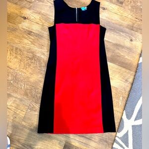 DKNY sheath dress, stretch, great for work, synagogue, church, fitted, size 6